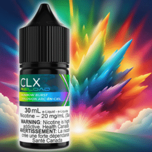 rainbow burst salt by clx reload e liquid