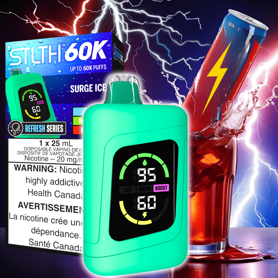 stlth 60k disposable vape refresh surge ice stlth 60k disposable vape refresh surge ice