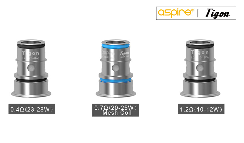 aspire tigon replacement coils (5pcs/pack) aspire tigon replacement coils (5pcs/pack)