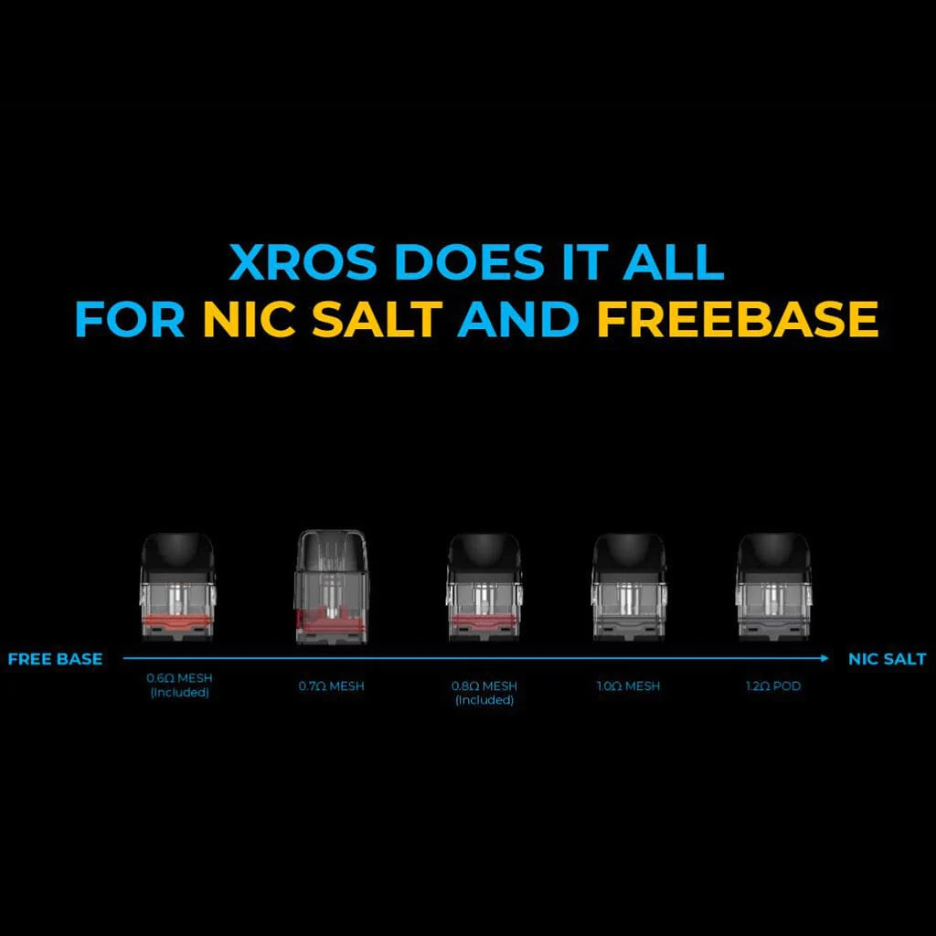 vaporesso xros pod cartridges 2ml/3ml 4 pack vaporesso xros pod cartridges 2ml/3ml 4 pack